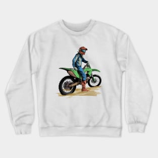 Biker Crewneck Sweatshirt